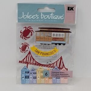 Jolee's Boutique San Francisco Dimensional Stickers Scrapbooking
